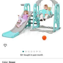 Slide and Swing Set 4 In 1