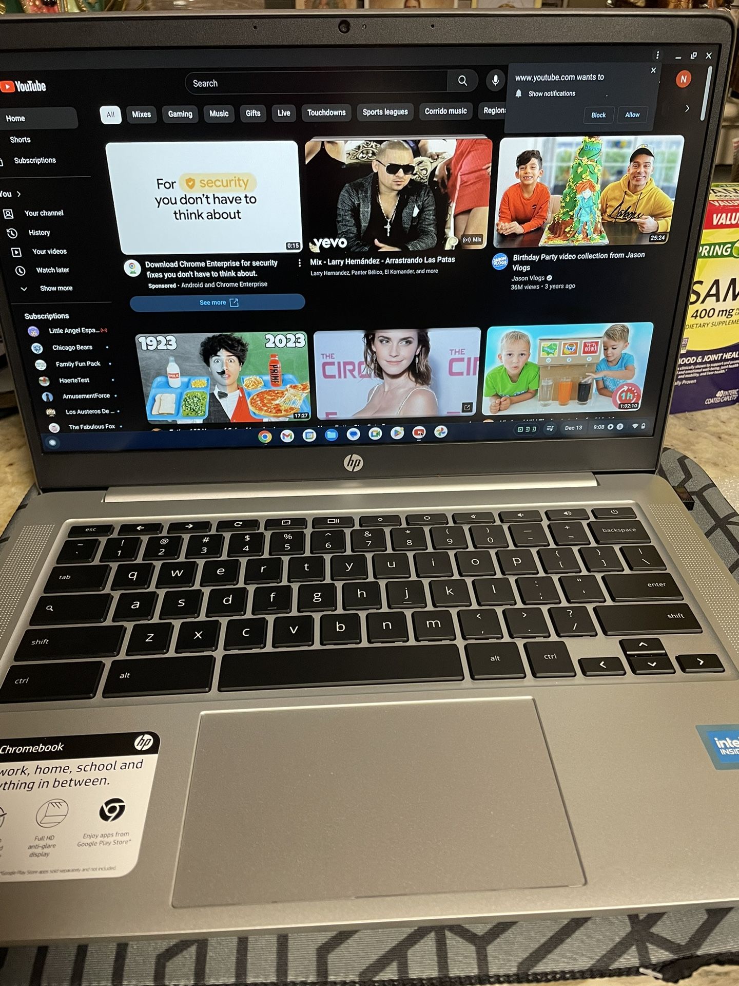 Hp Chrome Book 