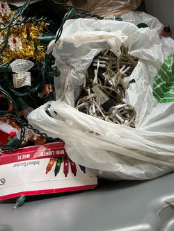 Christmas Lights and Decorations Lot