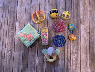 Bundle of baby toys