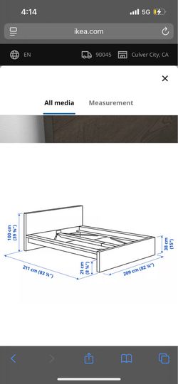 Cali King bed w/ or w/o memory foam