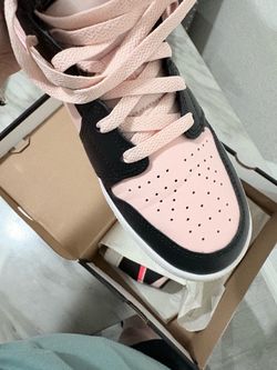 Nike Jordan 1 Mid Pink and Black