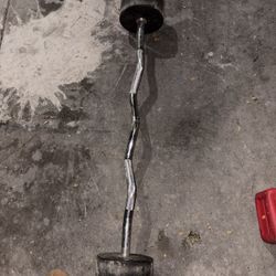 90lb curl bar