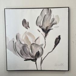 Flower On Canvas 