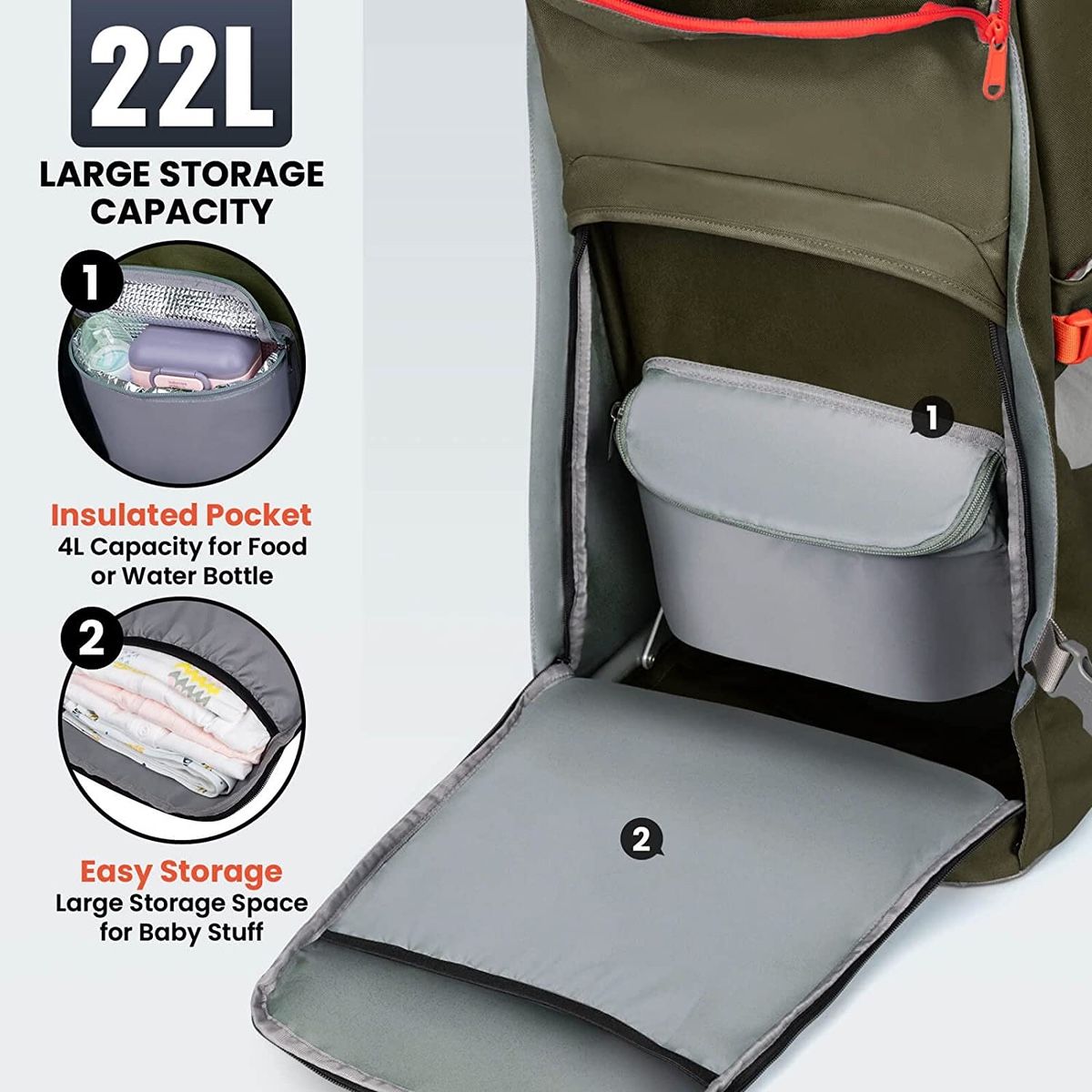 New wipha baby backpack carrier $50 