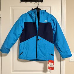 The North Face Boys’ Clement Triclimate 3-in-1 Jacket – Acoustic Blue (M, 10/12)
