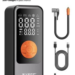 Tire Inflator Portable Air Compressor/ Inflador Portátil 