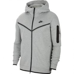 Large Grey Nike Tech Fleece Hoodie 