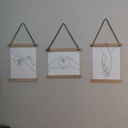 Set Of 3 Home Decor Photos 