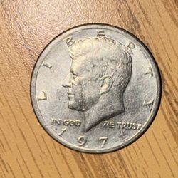1971 Kennedy Half Dollar coin 