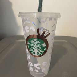 Starbucks Engagement Plastic Cup New