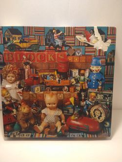 Springbok 500 Piece Vintage “Playthings From The Past’ Toys From 30’s & 40’s