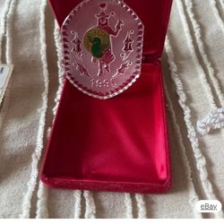 Waterford Crystal 1995 Final Edition 12 day's of Christmas ornament