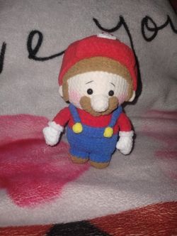 5 In. Mario Brother Crochet Plush Toy