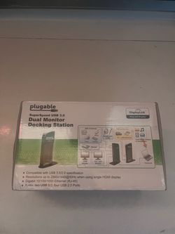 Plugable USB 3.0 Dual Monitor Docking Station