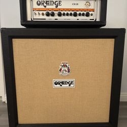 Orange Amp Crush Pro 120 and PPC 412 Speaker cabinet Half stack $1250