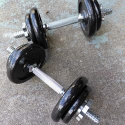 New 40lb Adjustable Dumbbell In Case