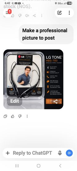 LG Tone HBS-700 Bluetooth Wireless Stereo Headset – NEW in Original Packaging – Rare!