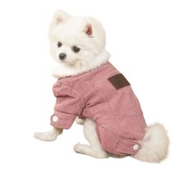 NWT Holapet Cozy Fleece-Lined Pet Jacket for Small to Medium Dogs Size L Pink