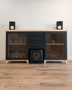 Modern Record Cabinet