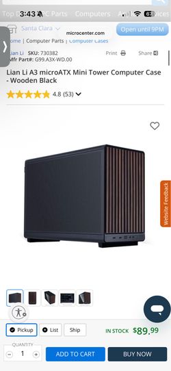 Lian Li A3 MATX wood
