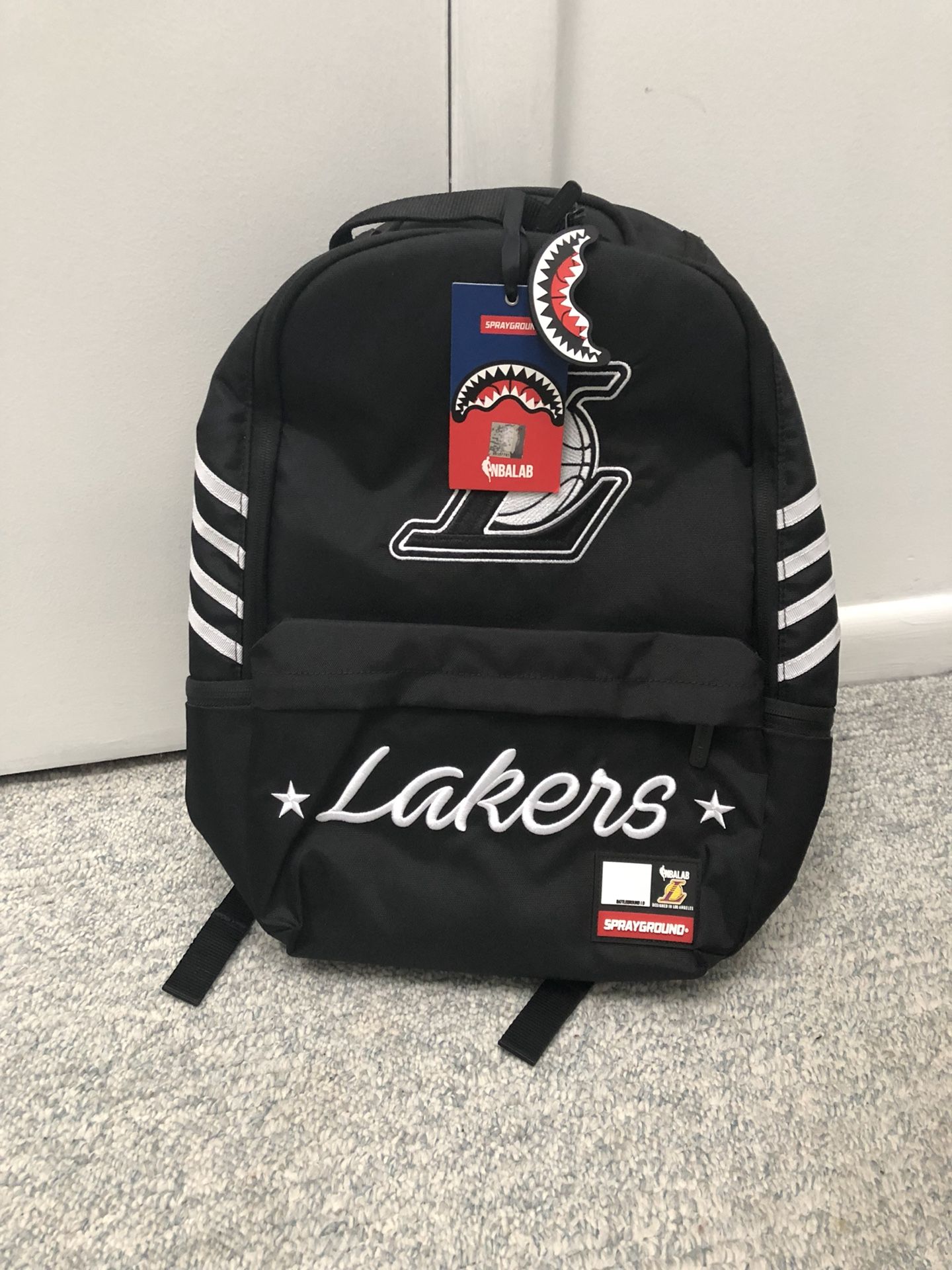 LA Lakers nba sprayground backpack lebron James school backpack