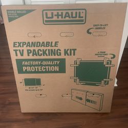 U-Haul Expandable TV Packing Box Kit 32” - 70” 