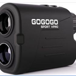 Gogogo Sport Vpro GS03 Laser Golf/Hunting Rangefinder, 1000/1200 Yards Laser Range Finder with 6X Magnification Ultra-Clear View, Lightweight, Slope, 