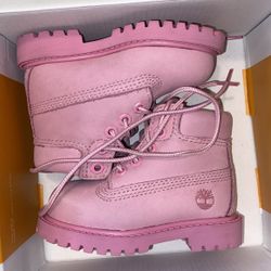 Pink Baby Timberlands 