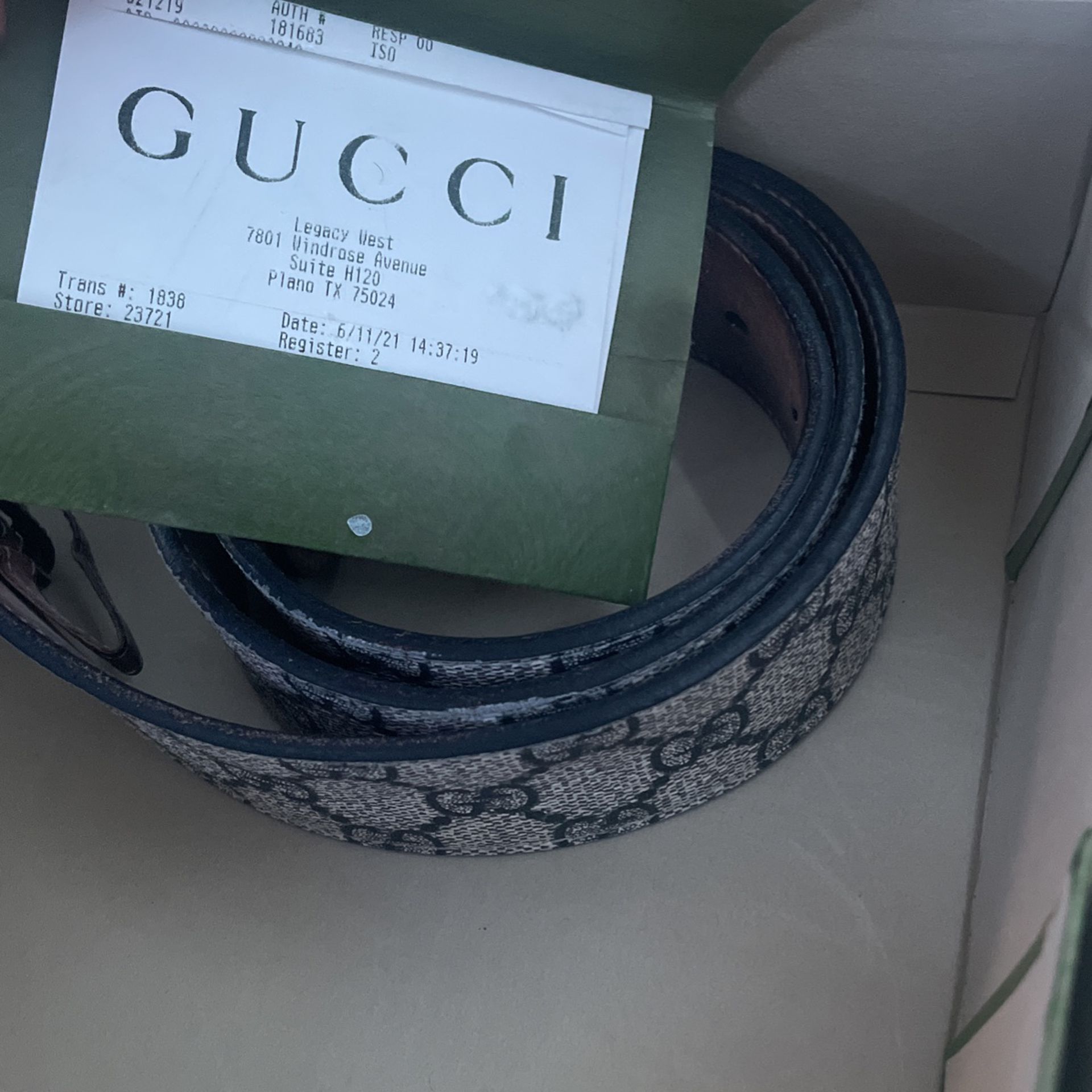 GG Supreme Belt With G Buckle