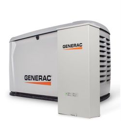 Generac 22kW Home Standby Generator with 200 Amp Transfer Switch