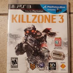 Killzone 3 (Sony PlayStation 3, 2011) with manual