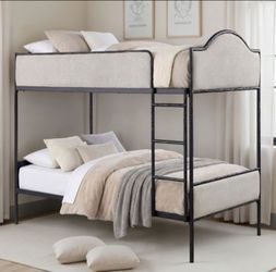 Brand New Black & Grey Twin Size Bunk Bed