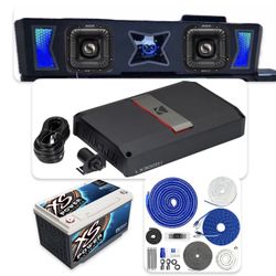 CHEVY SILVERADO GMC SIERRA 2014 To 2026 CREW CABS POWERFUL BASS PACKAGE KICKER AUDIO CUSTOM BOX