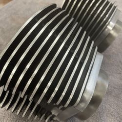 Set of OEM Harley Davidson Cylinders 1(contact info removed), 3.875” Bore. Real nice cores.  