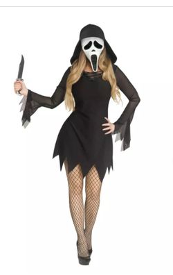 Glitter Ghost Face Costume (NEW)