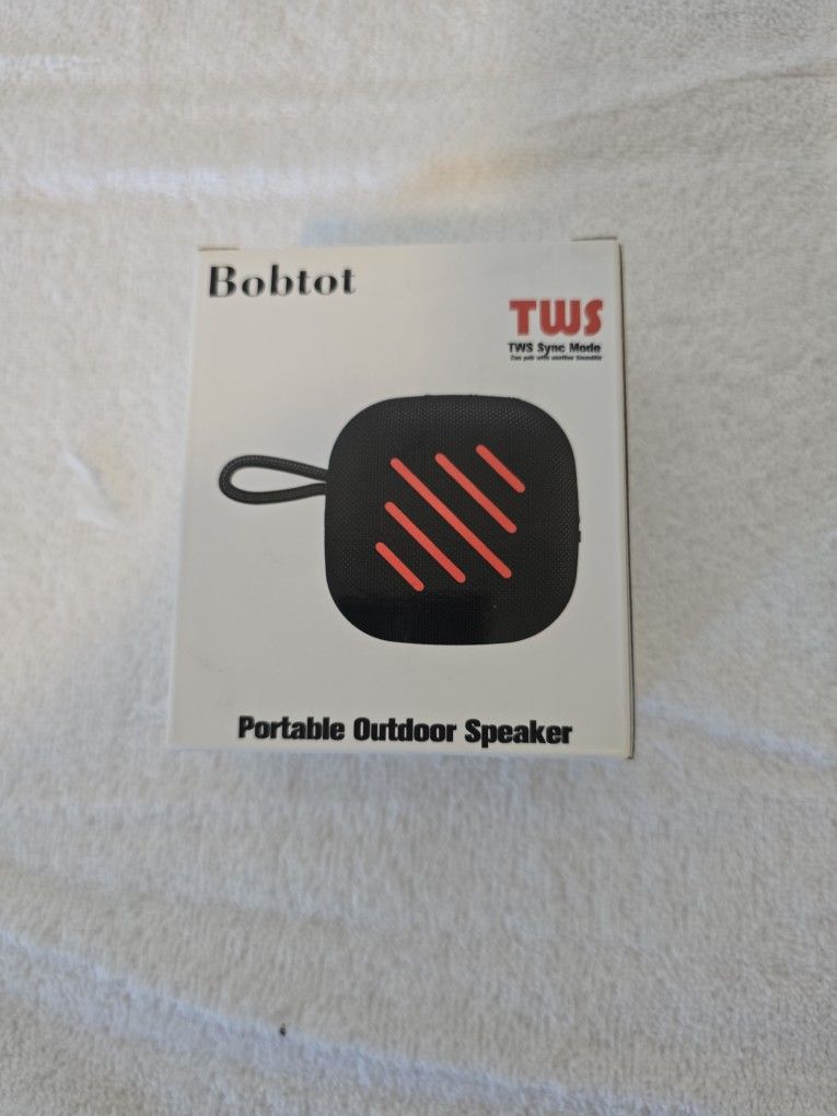 NIB Bobtot Portable Bluetooth Speaker Wireless, IPX7, Waterproof Mini Speaker