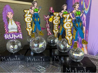 Kpop center pieces centro de mesas