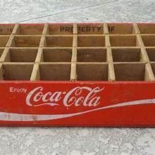 Coke Wood Crate $15