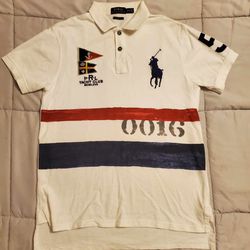 Vintage Ralph Lauren Polo Rugby Shirt Size Medium 
