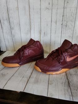 Nike Air Trainer SC Winter in the "Dark Team Red/Dusty Peach" colorway (Style Code: AA1120-600)