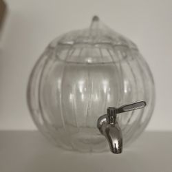 Glass Apple Dispenser 