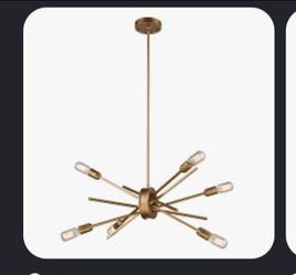 New without box brass chandelier