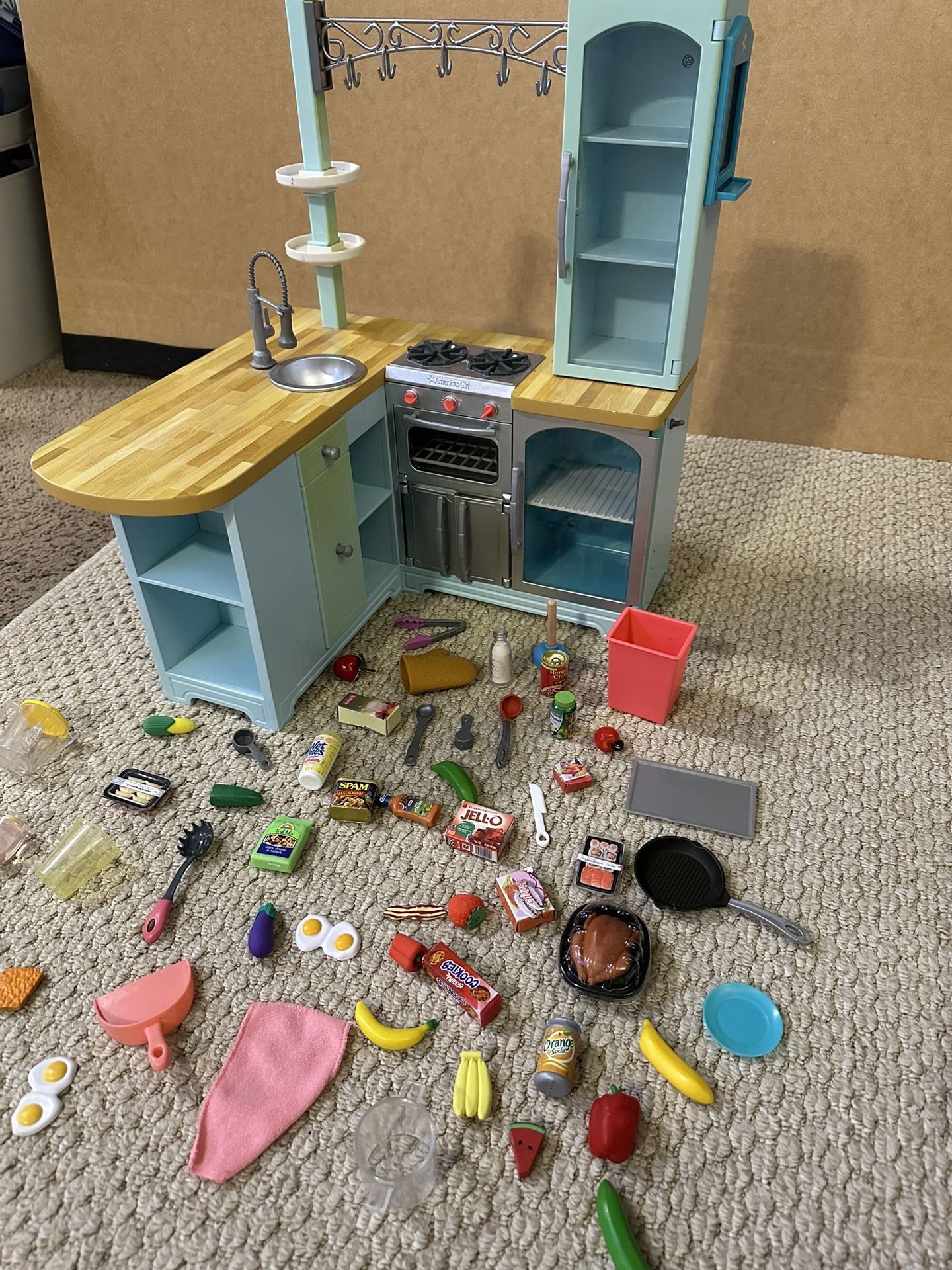 American Girls Kitchen With Stuff