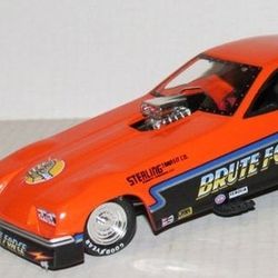 Die Cast Metal - 1978 Monza Funny Car Racing John Force & Brute Force -New Condition -