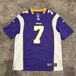 Thrifted Ponder Vikings Jersey 