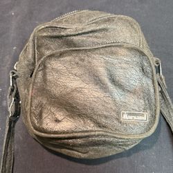 Vintage Marsand Black Camera Bag With Shoulder Strap 8 X 8 X3