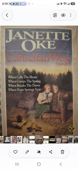 The Canadian West Series Books 1-4 by Janette Oke  Paperback Box Set Vintage