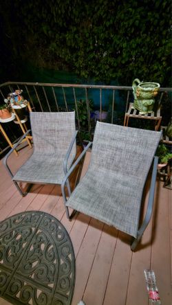 Patio chairs(2)