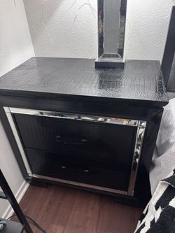 Nightstand And Lamp